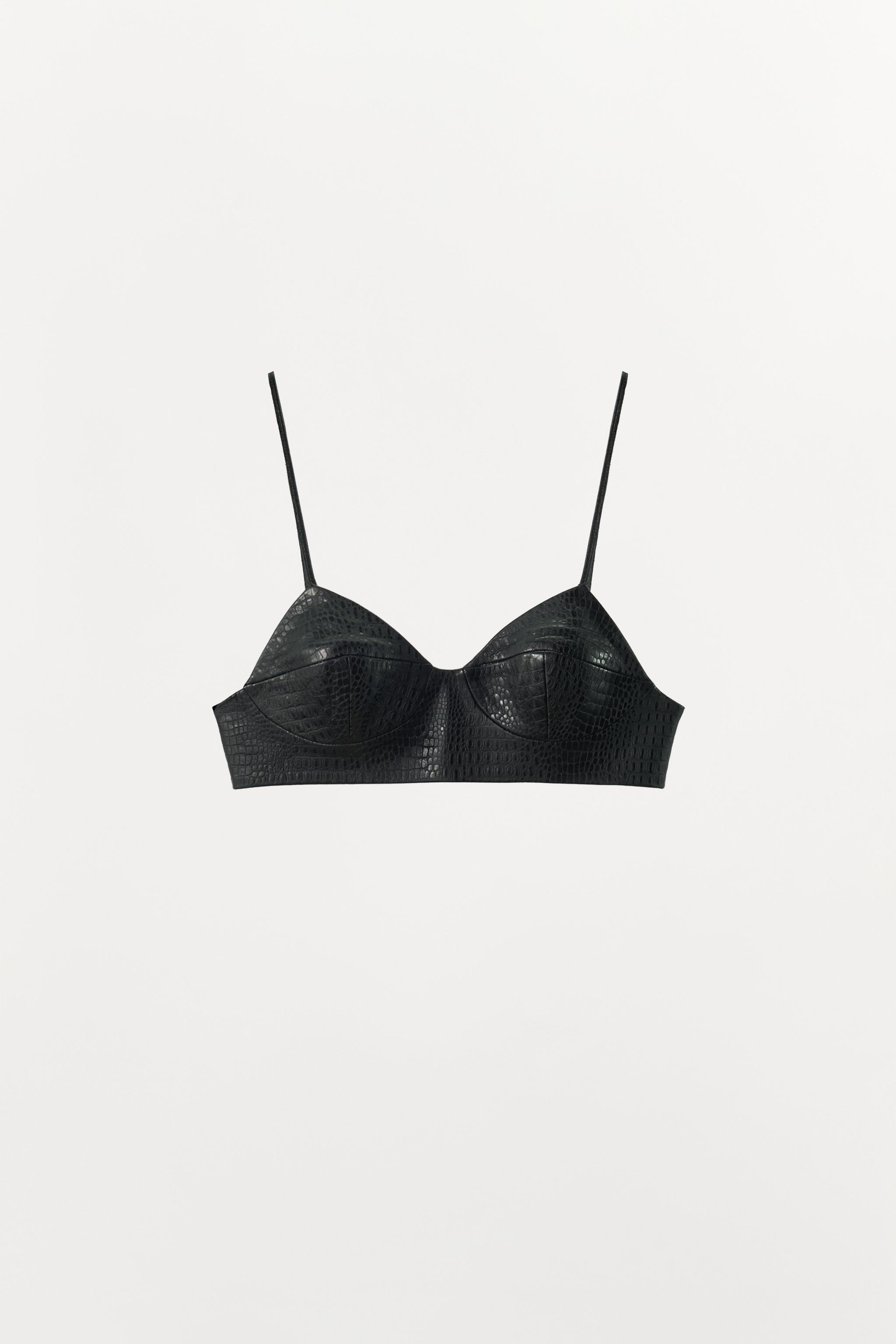 100% LEATHER TOP