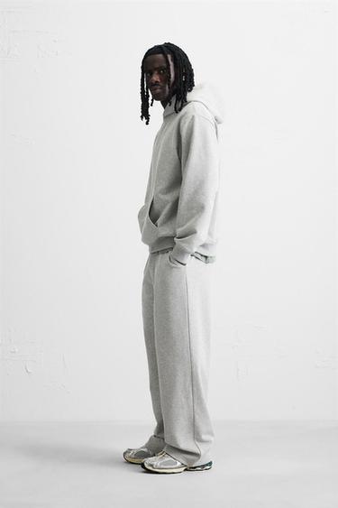 RELAXED FIT TRACKSUIT - BORDEAUX/ECRU by Zara - Image 0