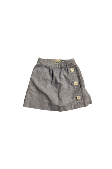 COTTON SKIRT WITH POCKETS AND BUTTONS DETAILS