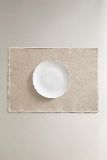 SET DE TABLE LIN RUSTIQUE - Beige clair de Zara - Image 3