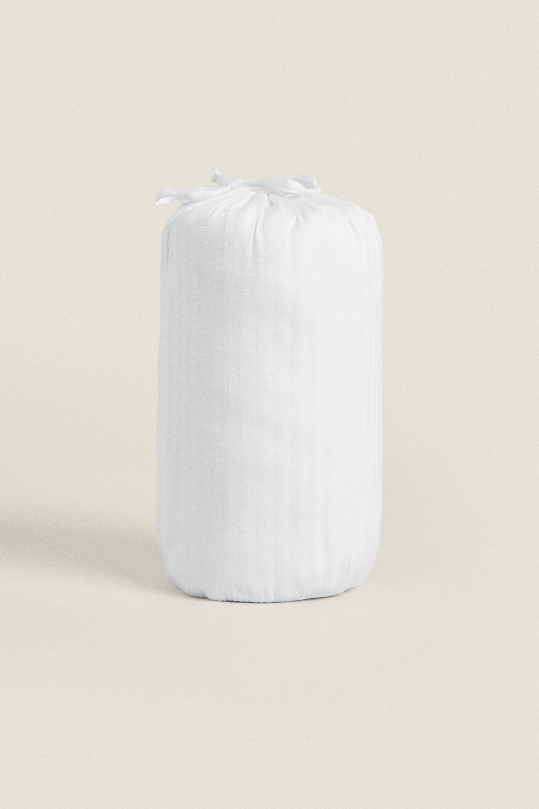 Zara STRIPED COTTON MATTRESS PROTECTOR — фото 5
