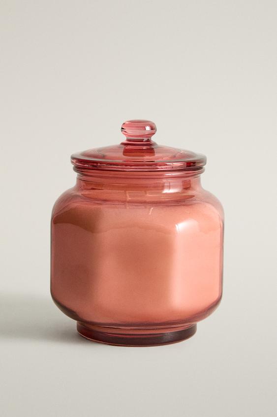 (580 G) SCENTED CANDLE APPLE PIE - Burgundy by Zara - Image 0