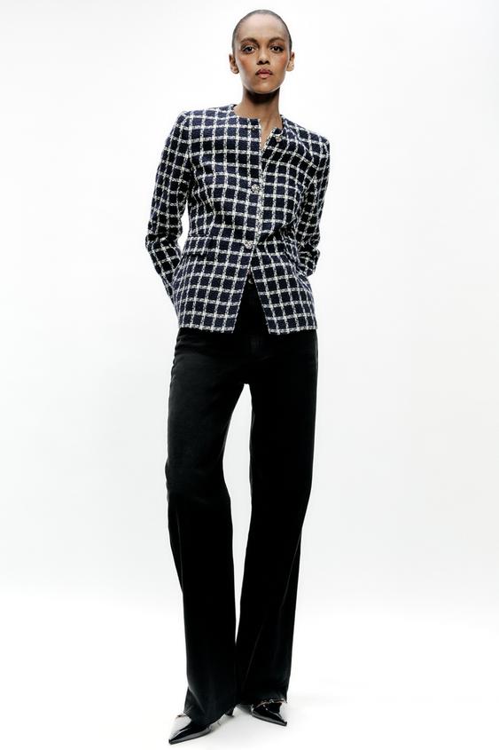 JEANS TRF WIDE LEG TIRO ALTO FULL LENGTH