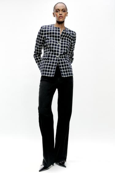 TRF WIDE-LEG HIGH-WAIST FULL-LENGTH JEANS - Black by Zara - Image 0