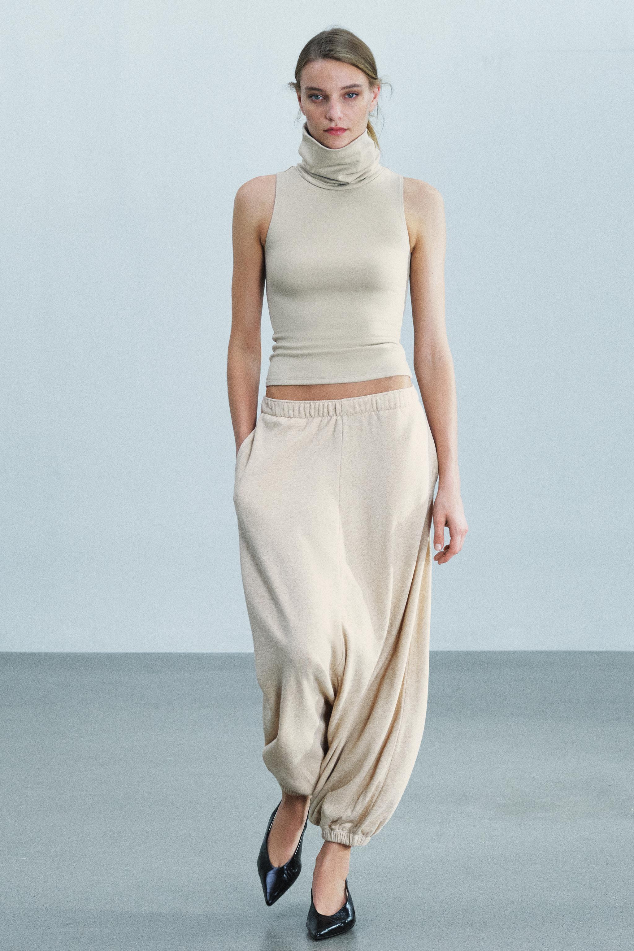 Zara Dik Yaka Top