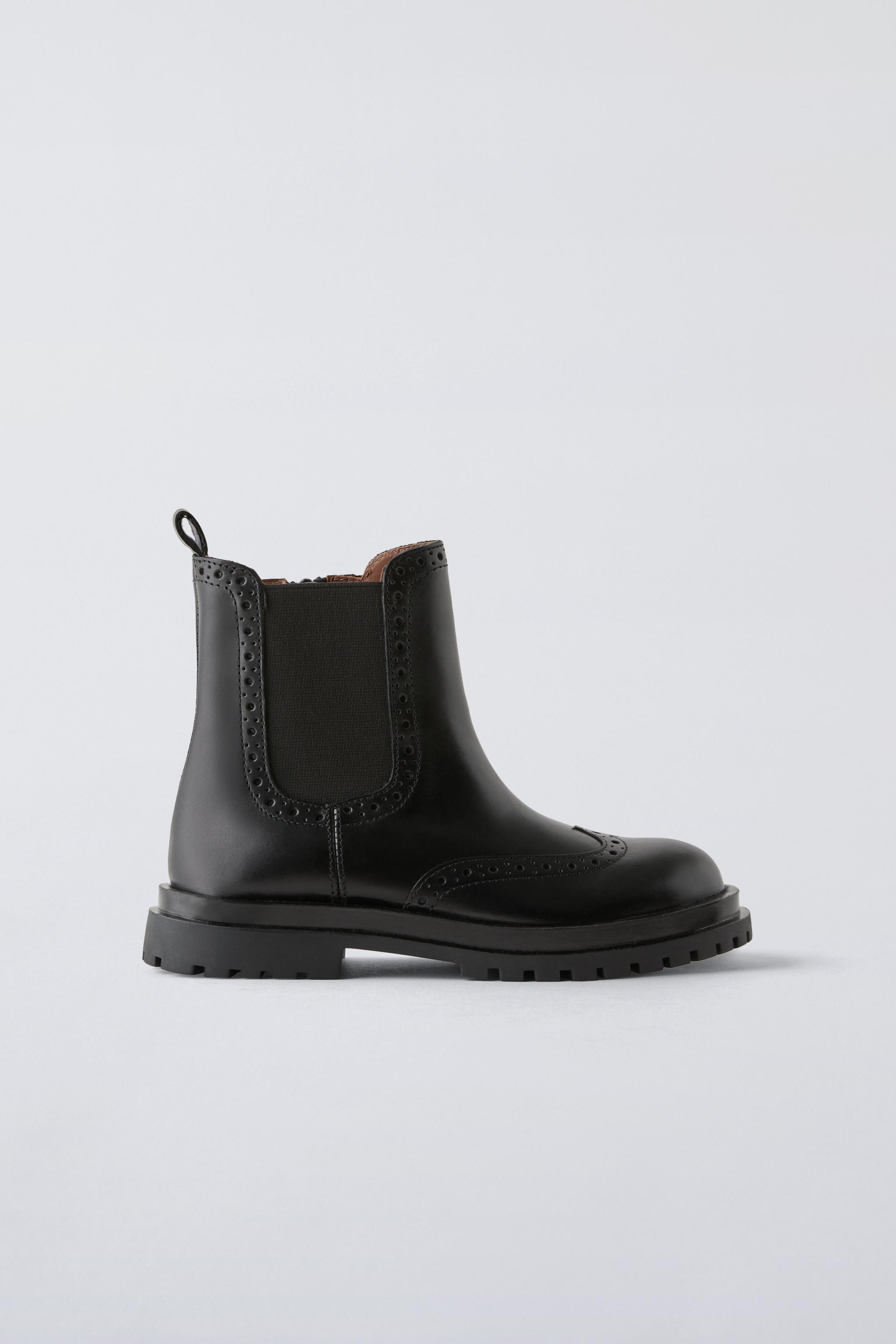 Bottines zara noires best sale