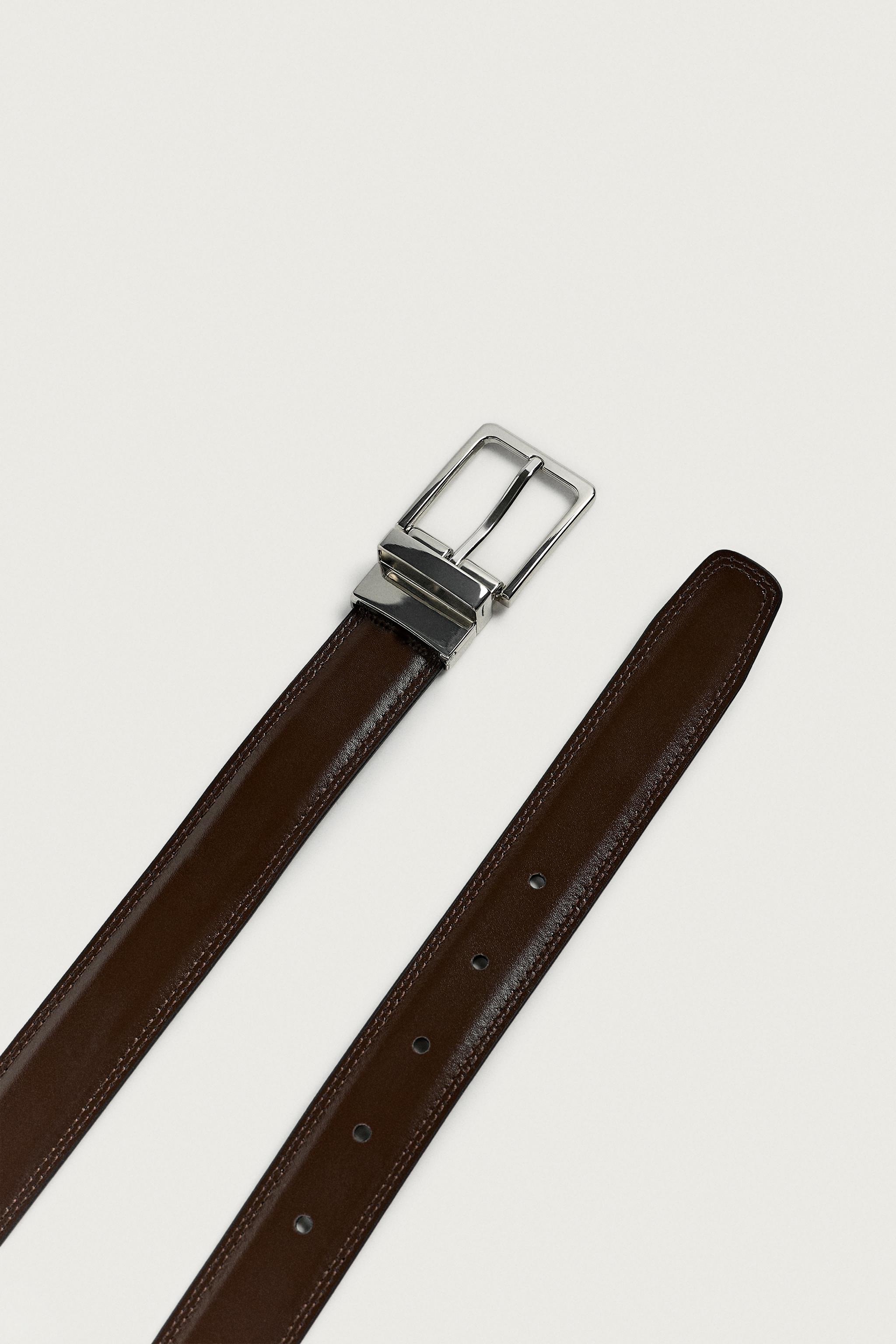 CEINTURE RÉVERSIBLE EN CUIR