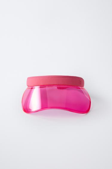 VISERA TRANSPARENTE - Rosa flúor de Zara
