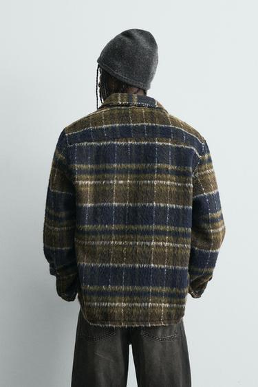FAUX FUR OVERSHIRT - Dark brown by Zara - Image 2