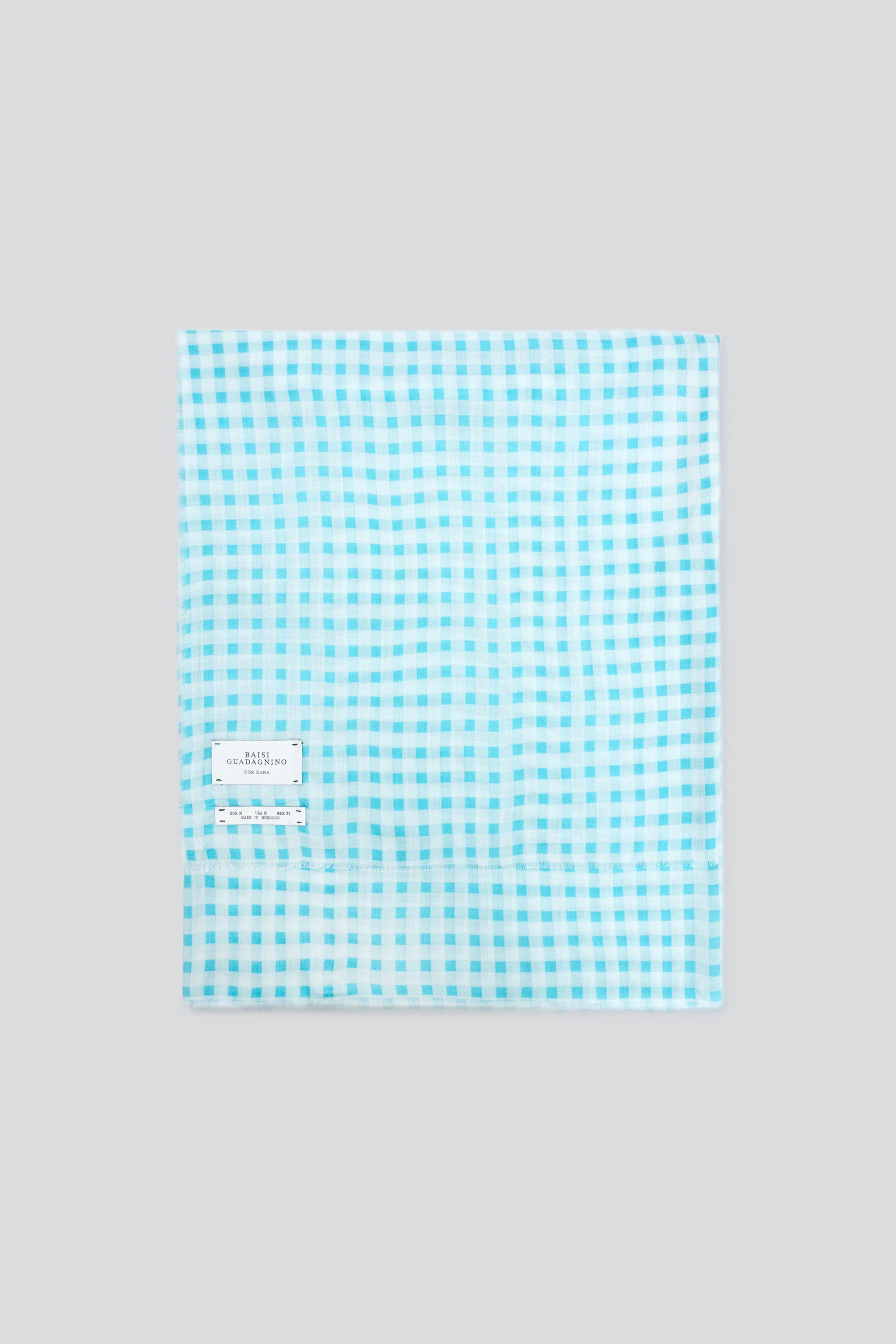 FOULARD GRAND LÉGER carreaux