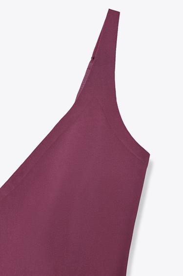 STRAPPY POLYAMIDE BODYSUIT - Purple by Zara - Image 6
