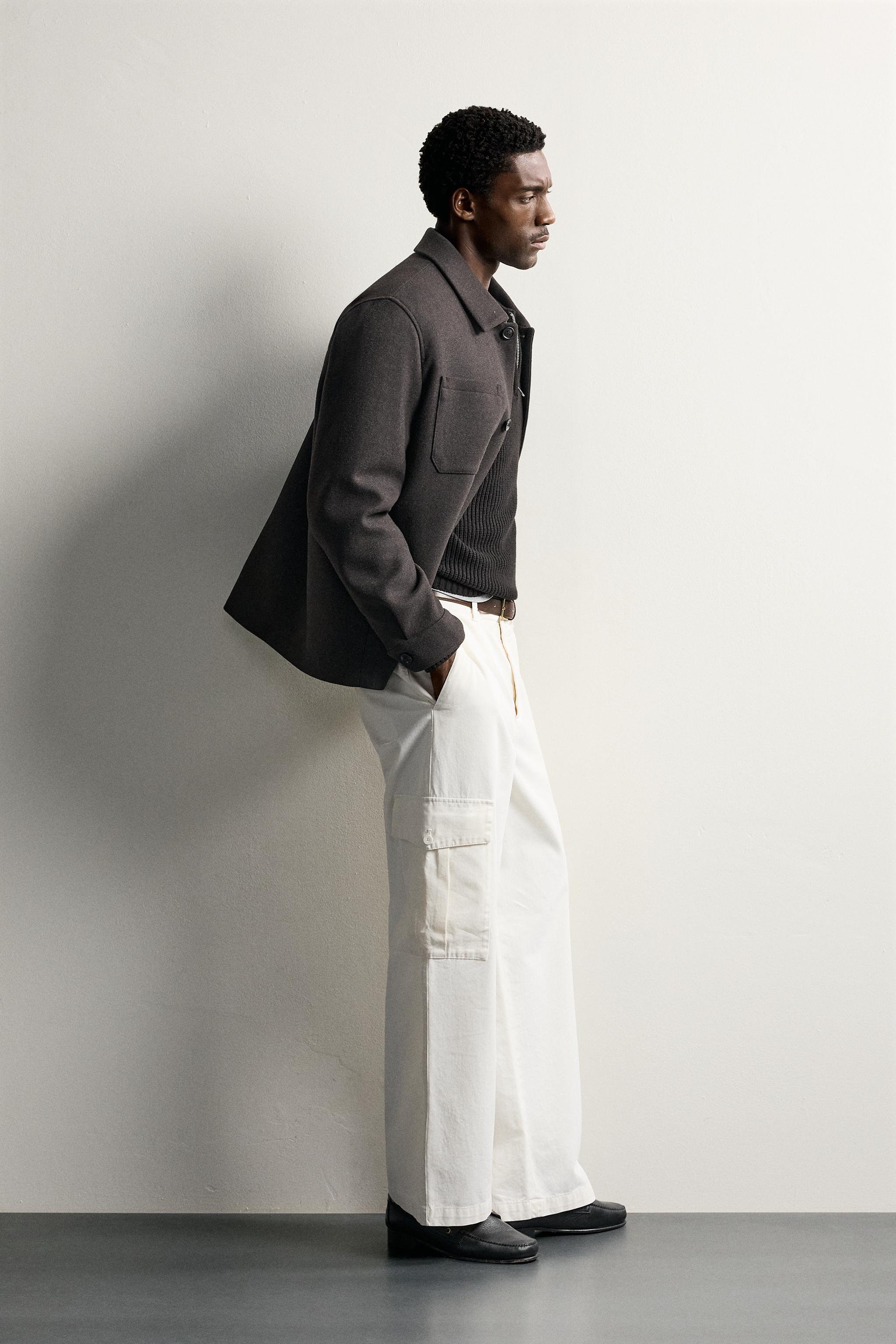 CONTRAST QUILTED OVERSHIRT
