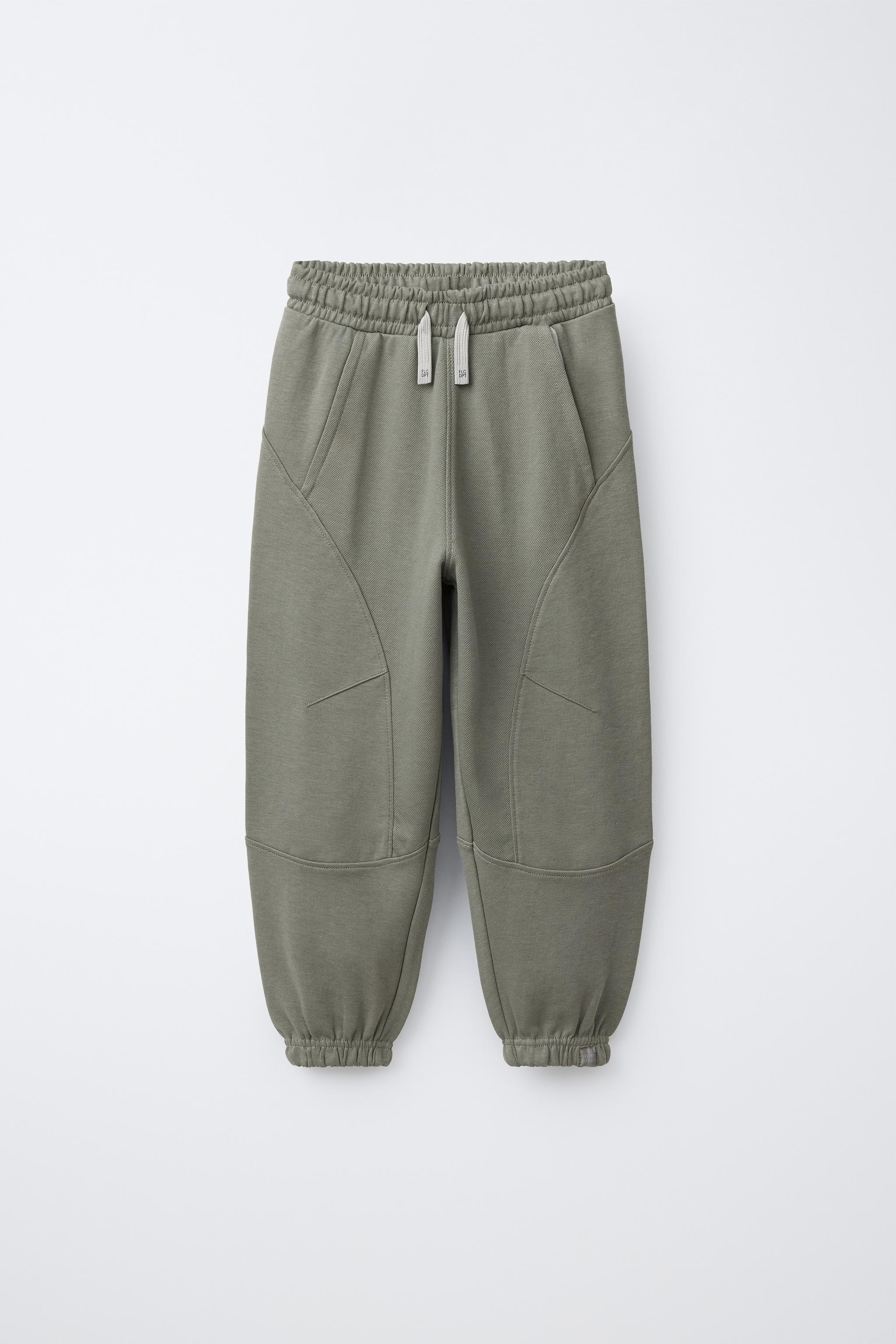 PANTALON BALLOON COMBINÉ PIQUÉ