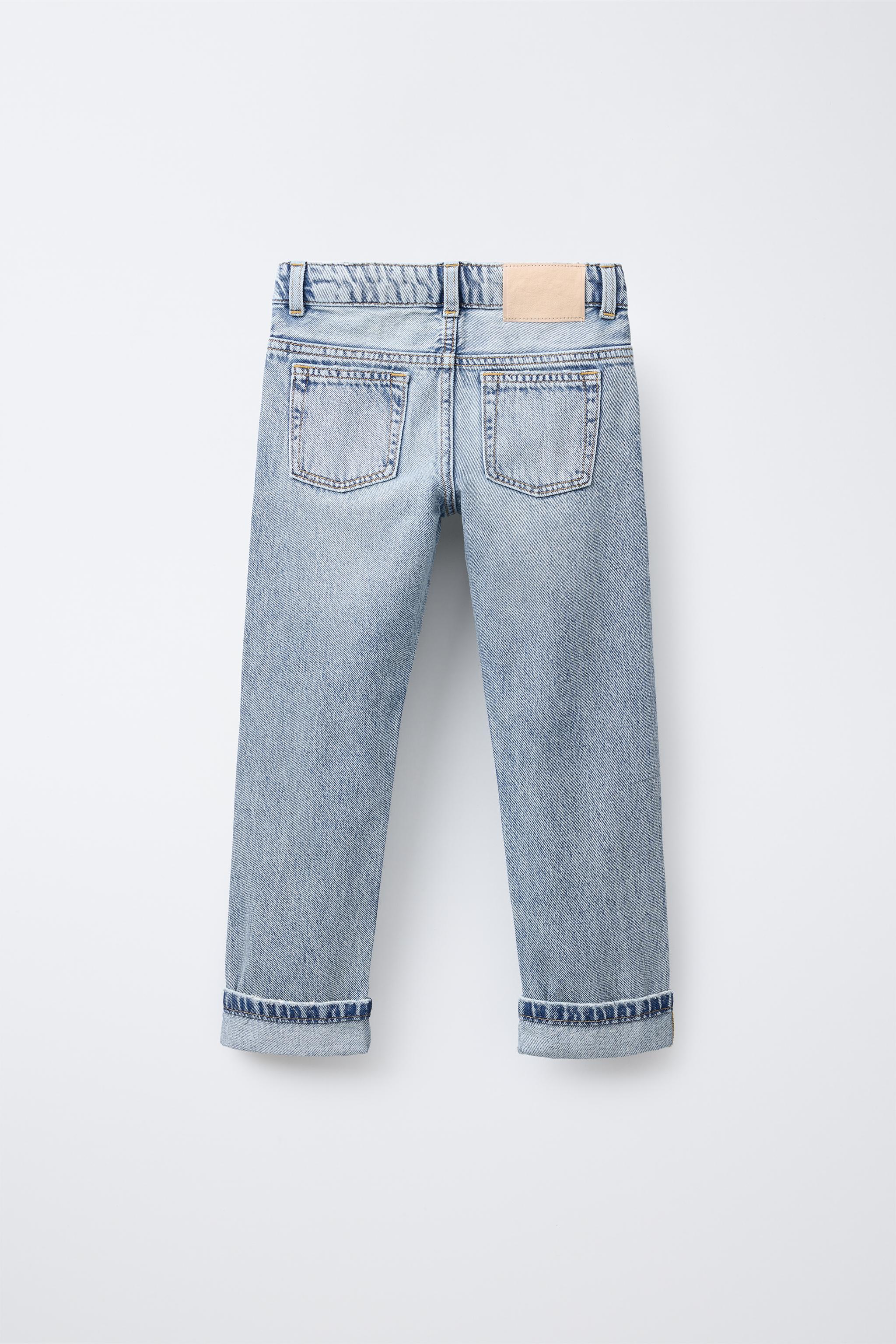 STRAIGHT-LEG JEANS Light blue ZARA Australia - Main Image