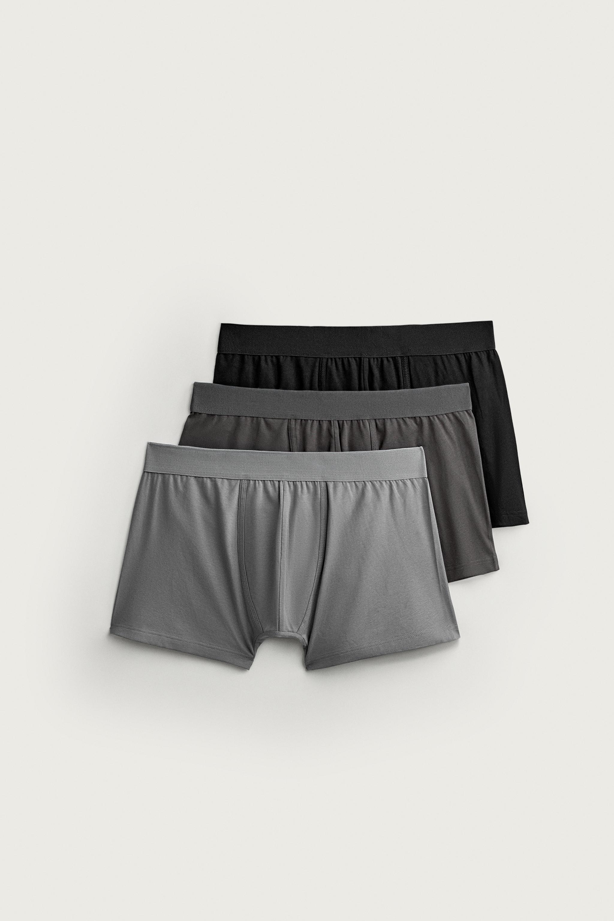 RIB BOXER BRIEFS 3-PACK