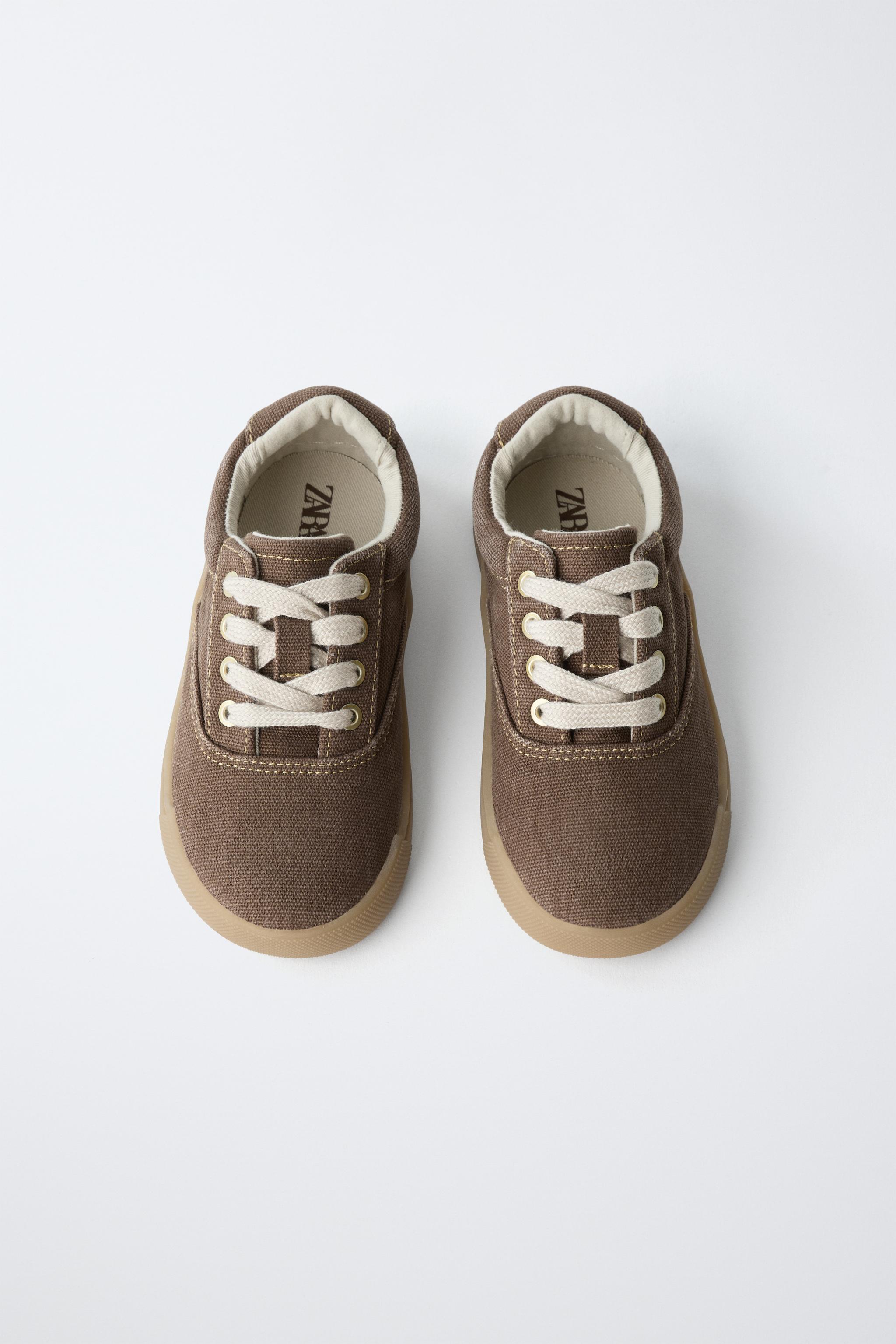 Детские кроссовки Zara LACE-UP SNEAKERS — фото 6