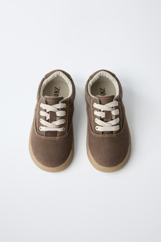 TENNIS À LACETS - Marron de Zara - Image 5