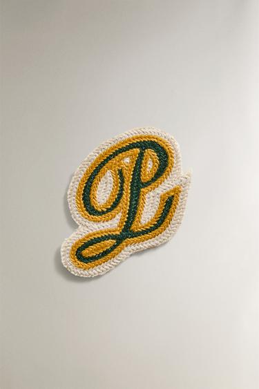 Zara COTTON PATCH LETTER P - Multicolored - Image 0