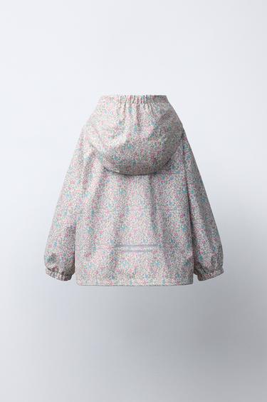 CIRÉ EFFET GOMME IMPRIMÉ À FLEURS DÉPERLANT - Rose de Zara - Image 3