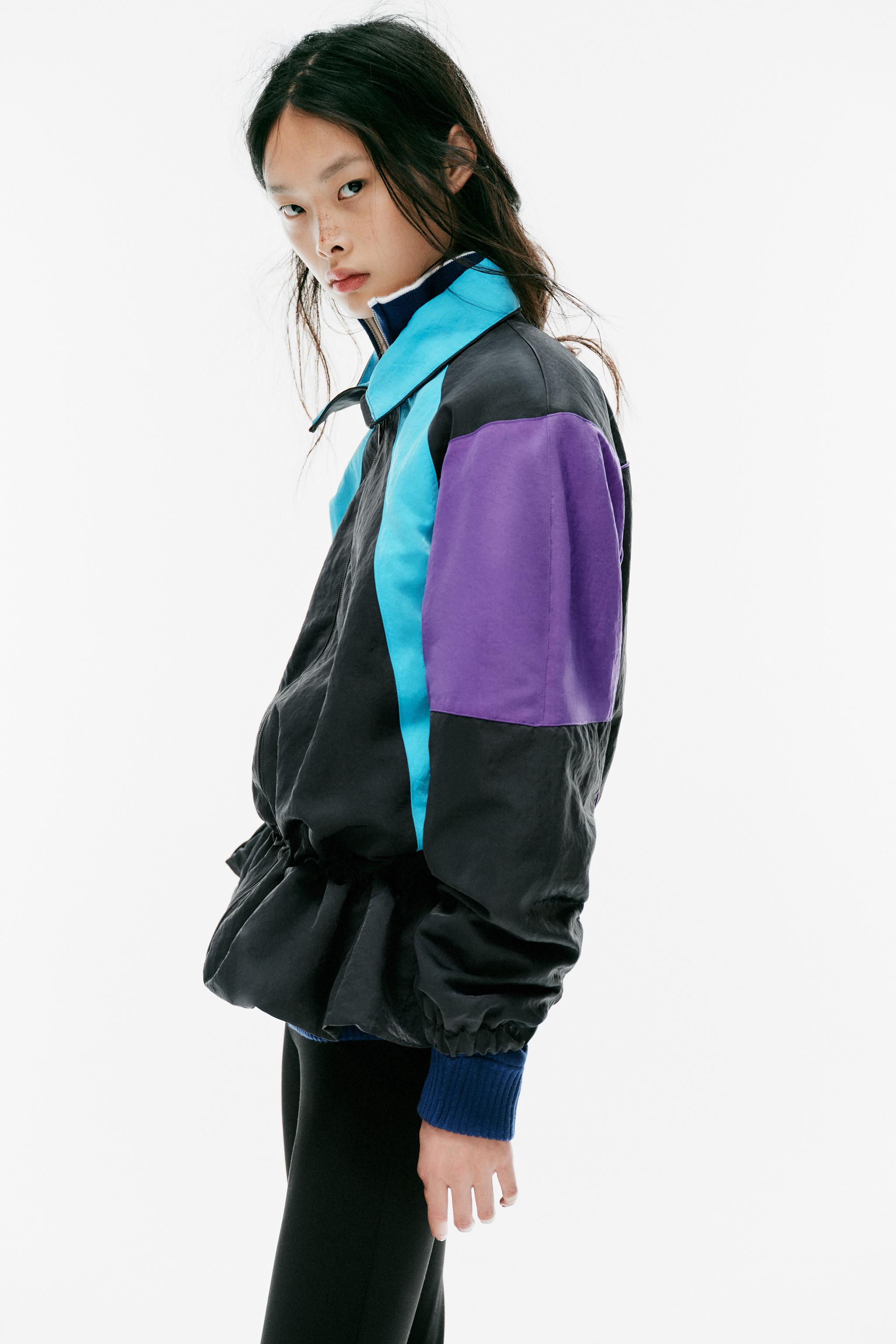 JACKET WITH SHOULDER PADS - Anthracite grey | ZARA United States