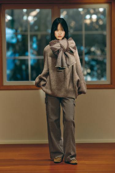 Zara 寬袖針織衫 - 焦糖色