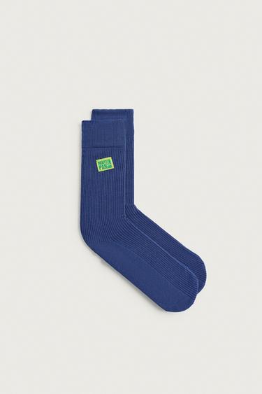 PATCH SOCKS ©MARTIN PARR @ DMB - Blue by Zara