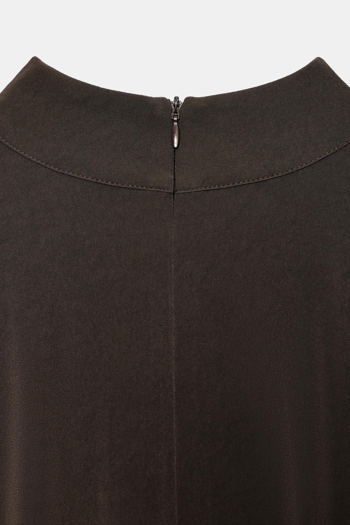 Женский комбинезон Zara Belted Jumpsuit, цвет: Тёмный хаки — фото 8
