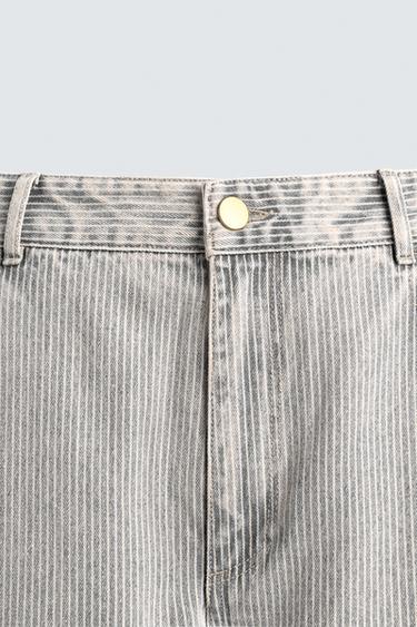 RELAXED STRAIGHT-LEG STRIPED TROUSERS - Stripes by Zara - Image 8