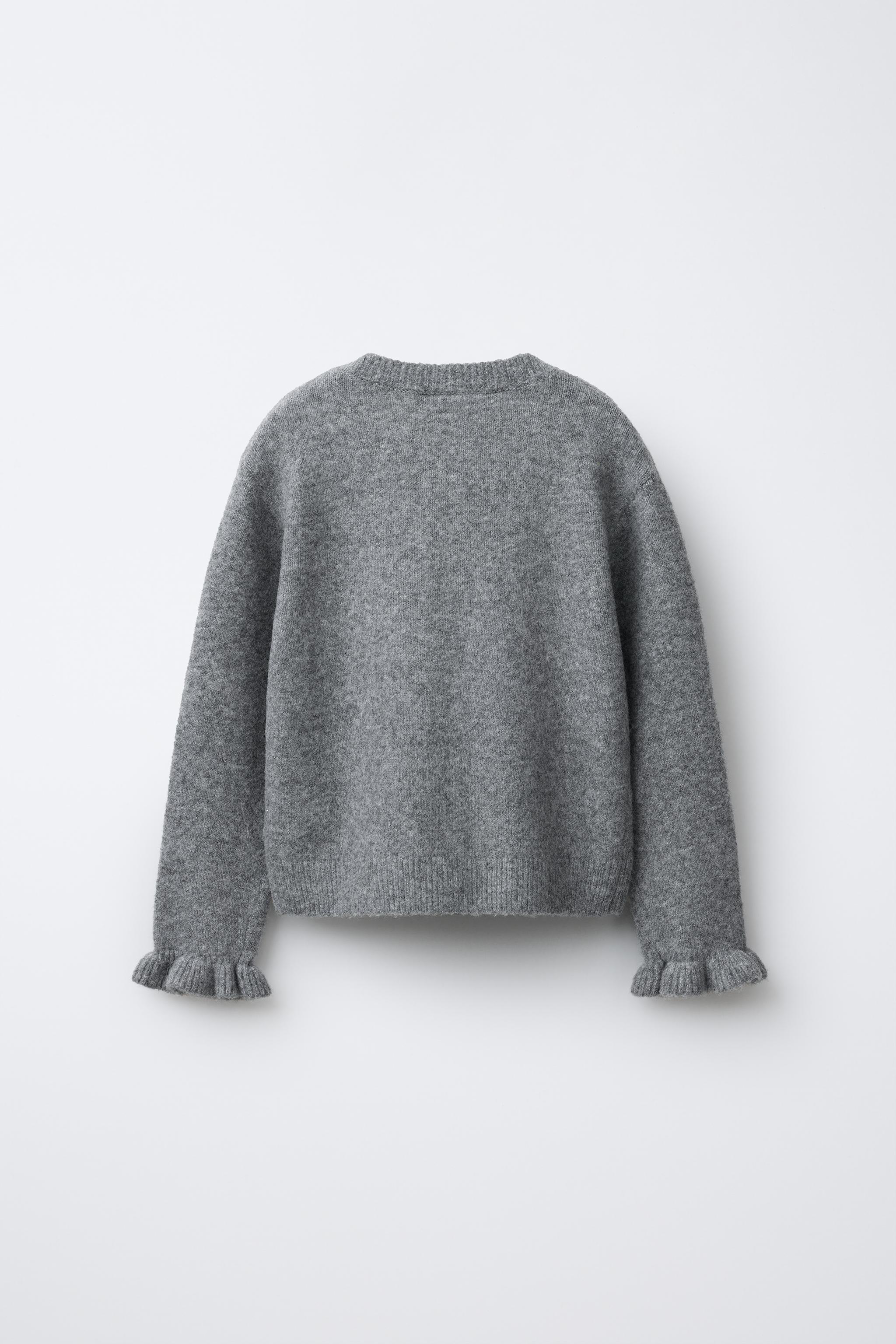 ZARA ニット カーディガン リボン コットン セーター アウター xl ZARA リボンニットカーディガン ピンク M - メルカリ