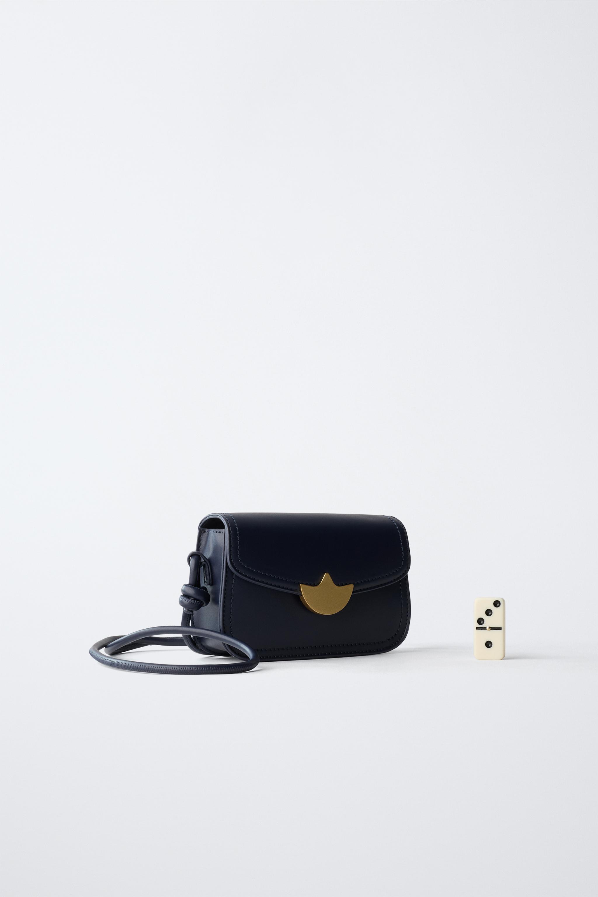 チューリップディテール クロスボディバッグ - ブルー | ZARA チューリップディテール クロスボディバッグ - ブルー | ZARA