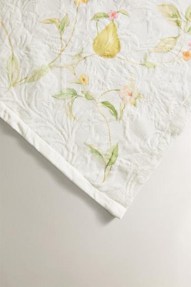 NAPPE COTON JACQUARD POIRES - Verdâtre de Zara - Image 2