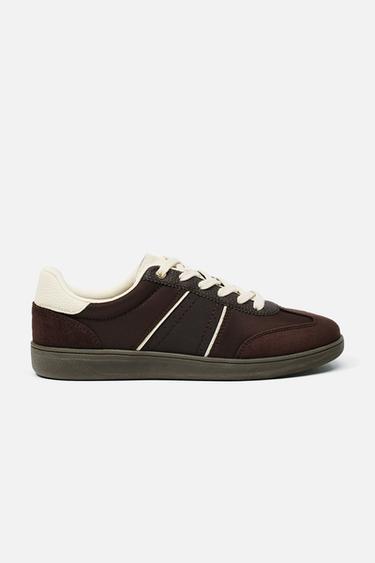 Zara ATHLETIC SNEAKERS - Brown
