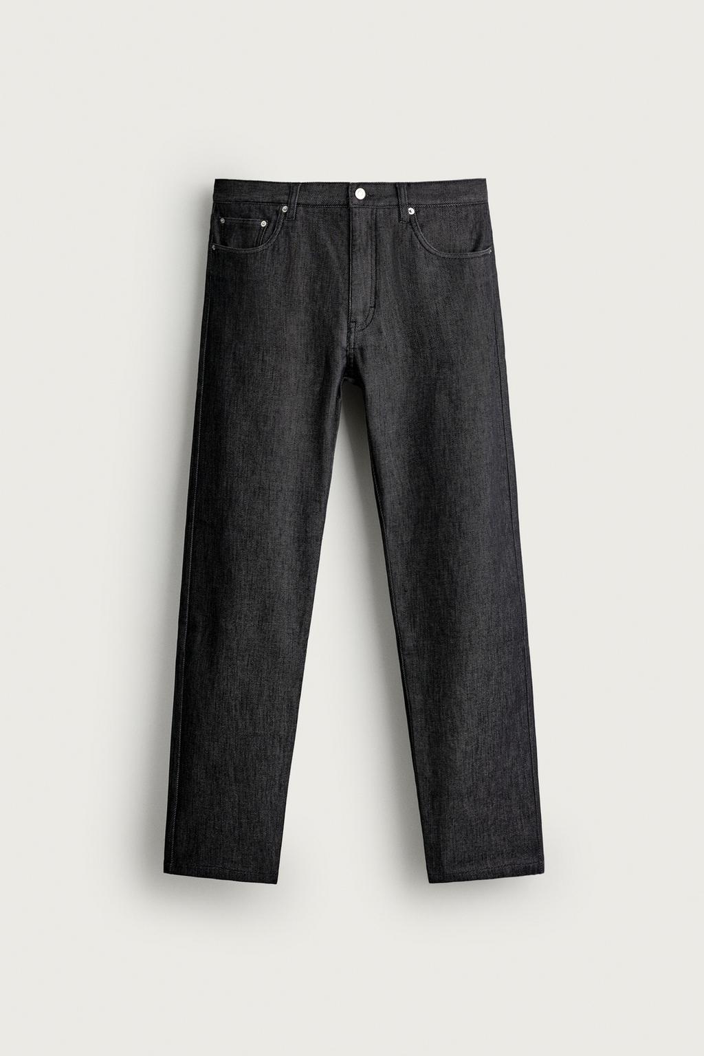 THERMAL STRAIGHT-LEG JEANS