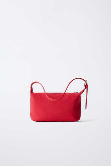 SAC SHOULDER EN NYLON - Rouge de Zara - Image 4