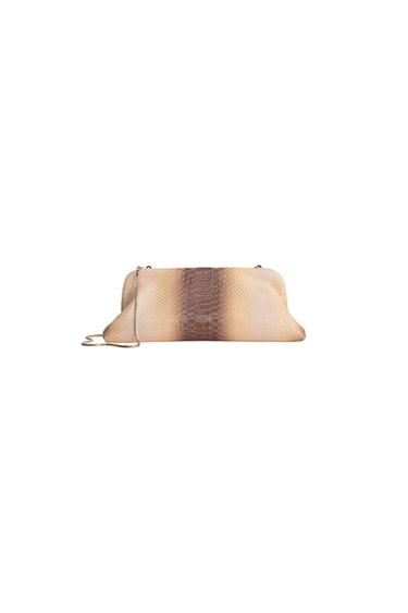 POUCH PIEL RELIEVE LIMITED EDITION - Amarillo de Zara