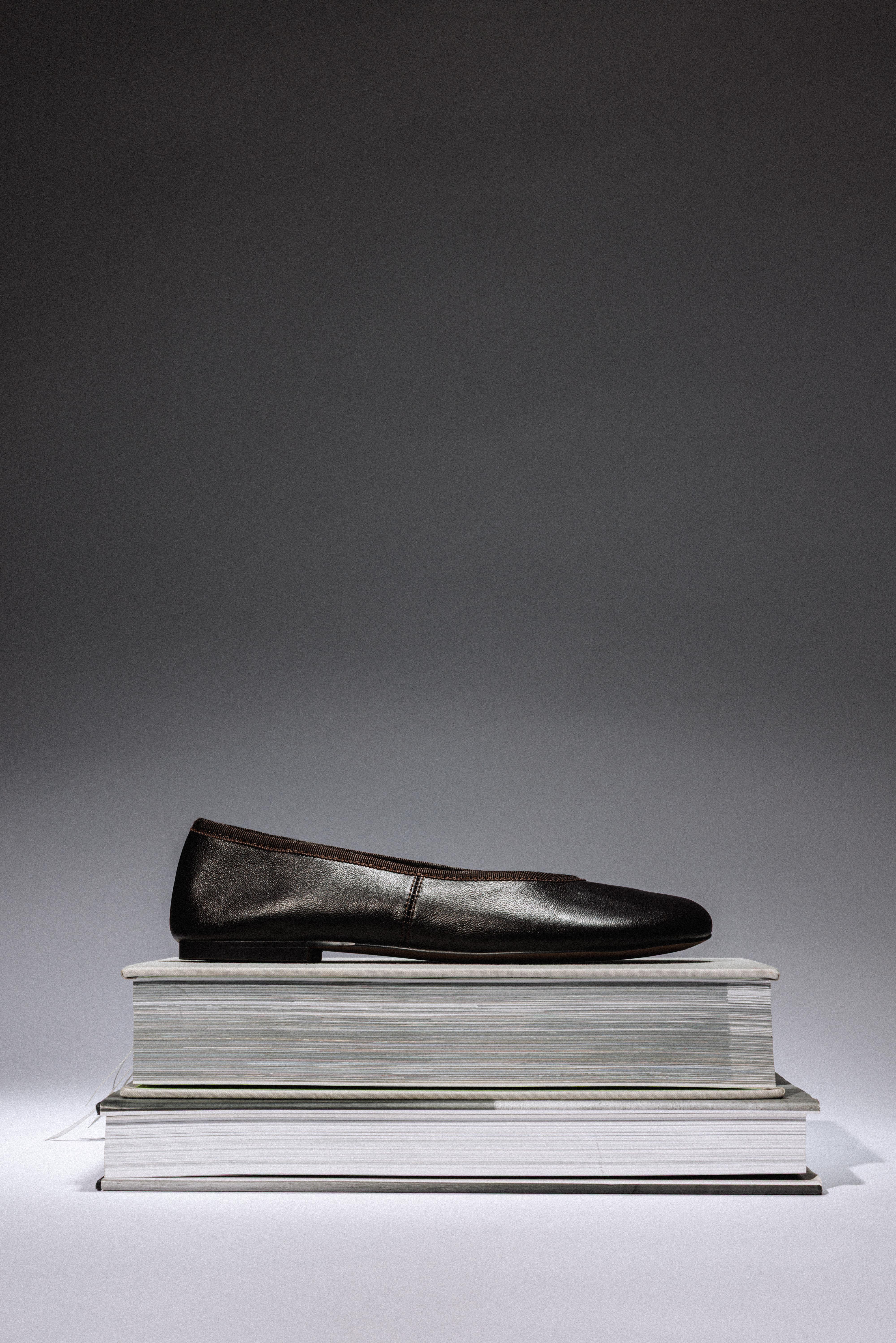 BALLERINES FLEXIBLES EN CUIR