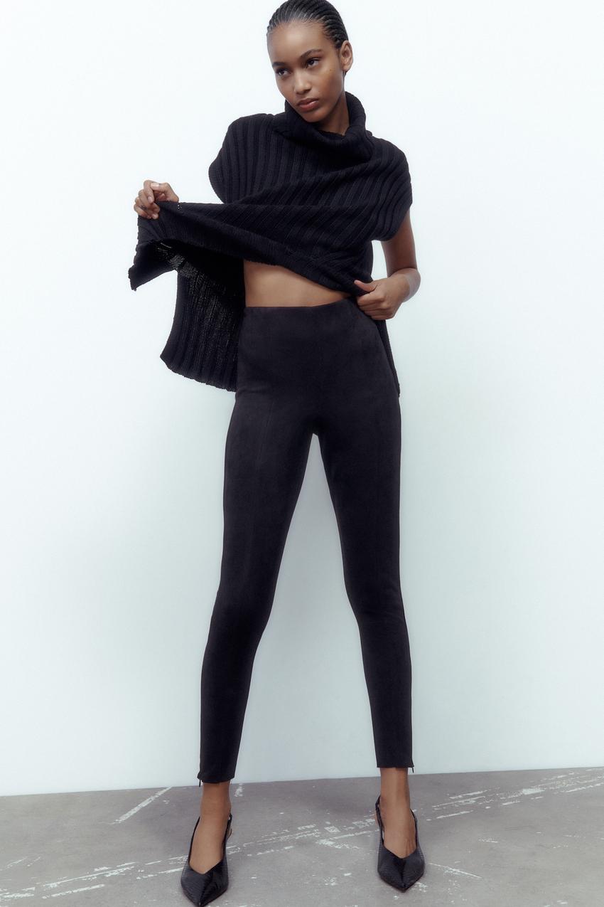 Preços baixos em Zara Calça legging para mulheres