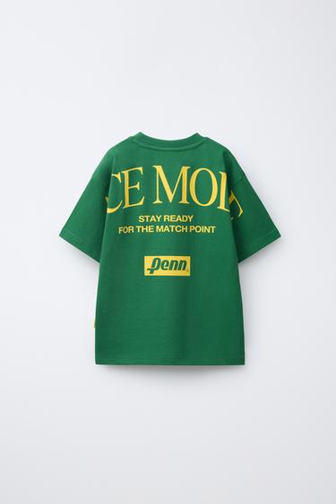 T-SHIRT IMPRIMÉ PENN © - Vert de Zara - Image 1