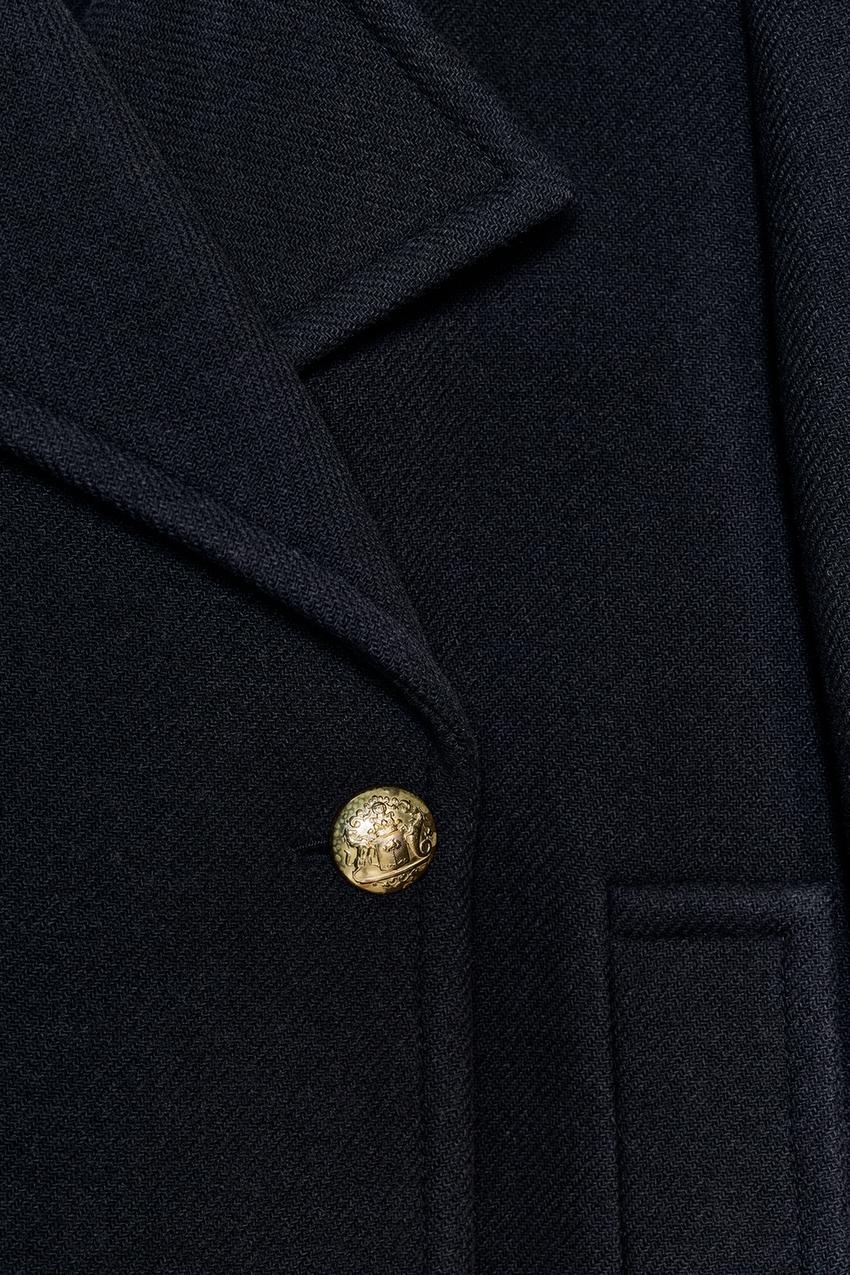 LONG WOOL BLEND COAT ZW COLLECTION