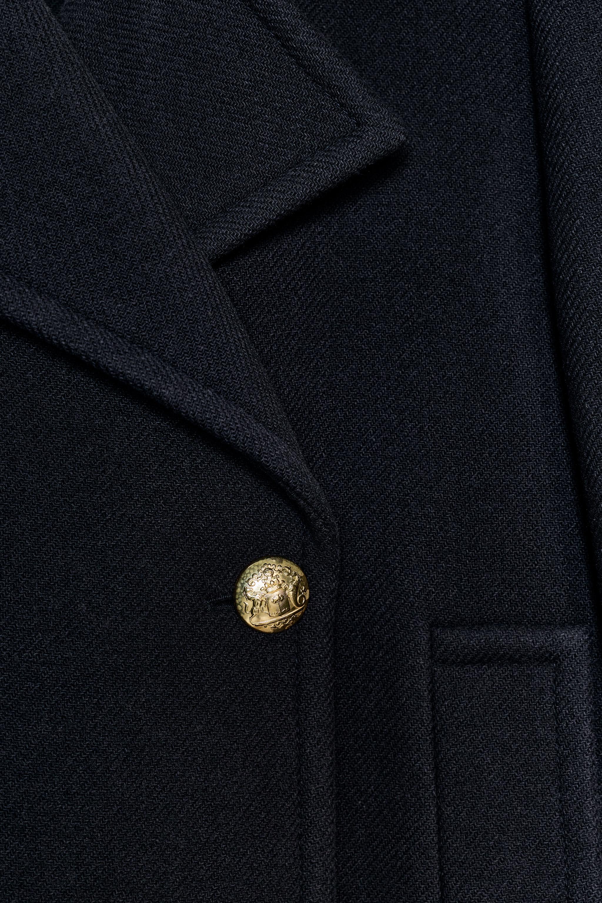 LONG WOOL BLEND COAT ZW COLLECTION