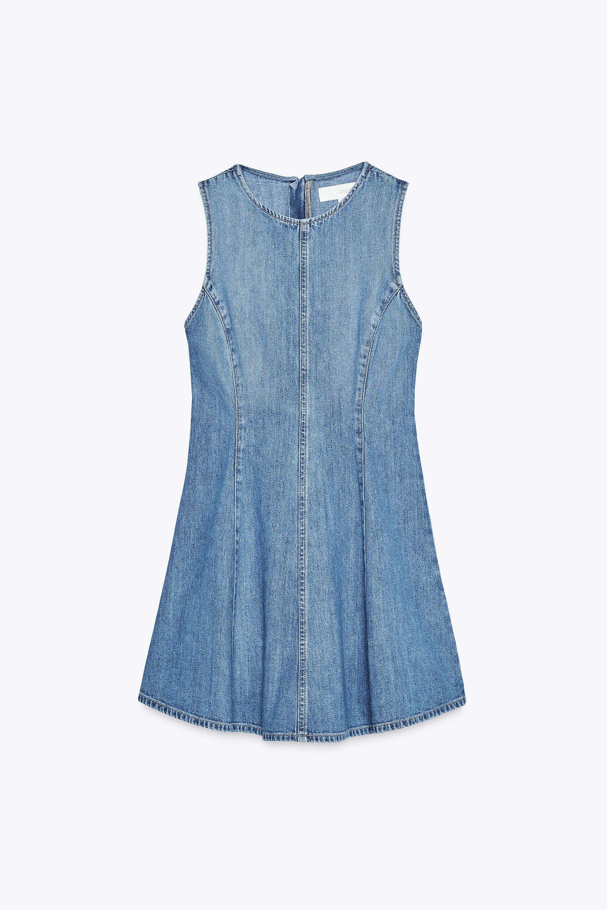 TRF ゴデ デニムワンピース - ブルー | ZARA Japan / 日本