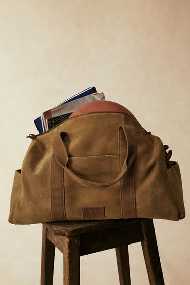 MALA DE VIAGEM PELE CHAMPION ® X ZARA - Castanho-areia da Zara