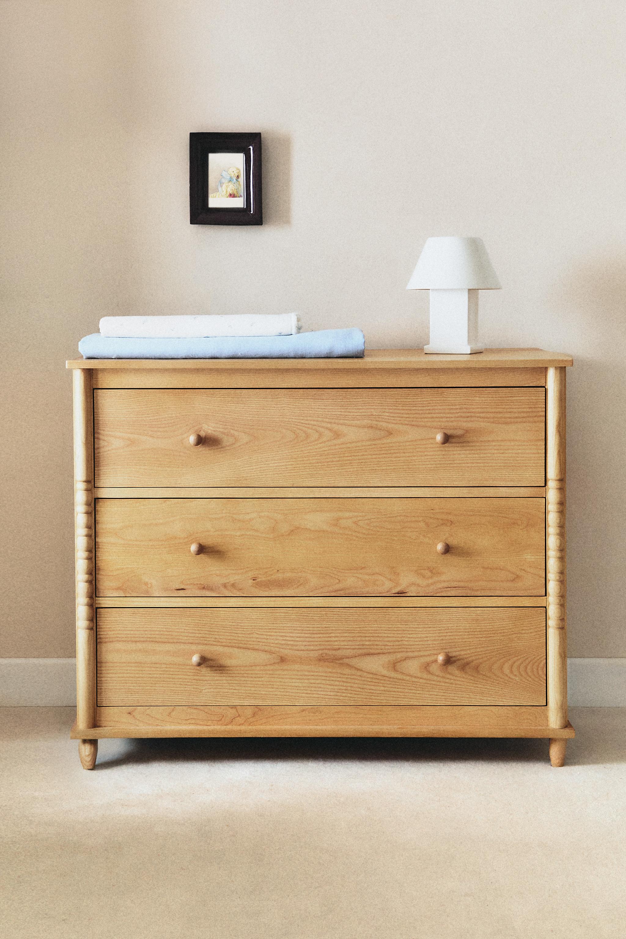 WOODEN CHEST OF DRAWERS - Light beige | ZARA Turkey