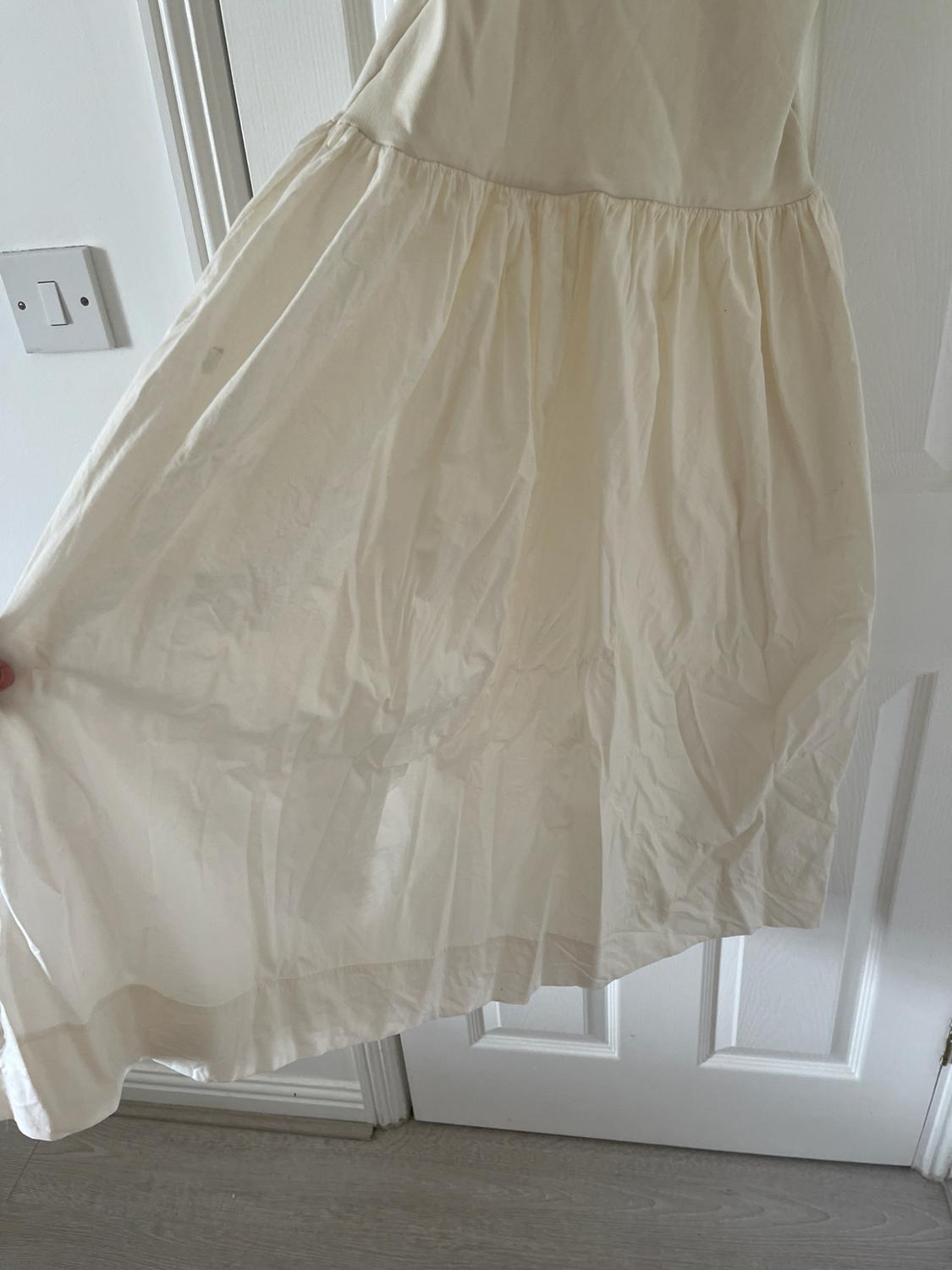 POPLIN CONTRAST DRESS - Image 4