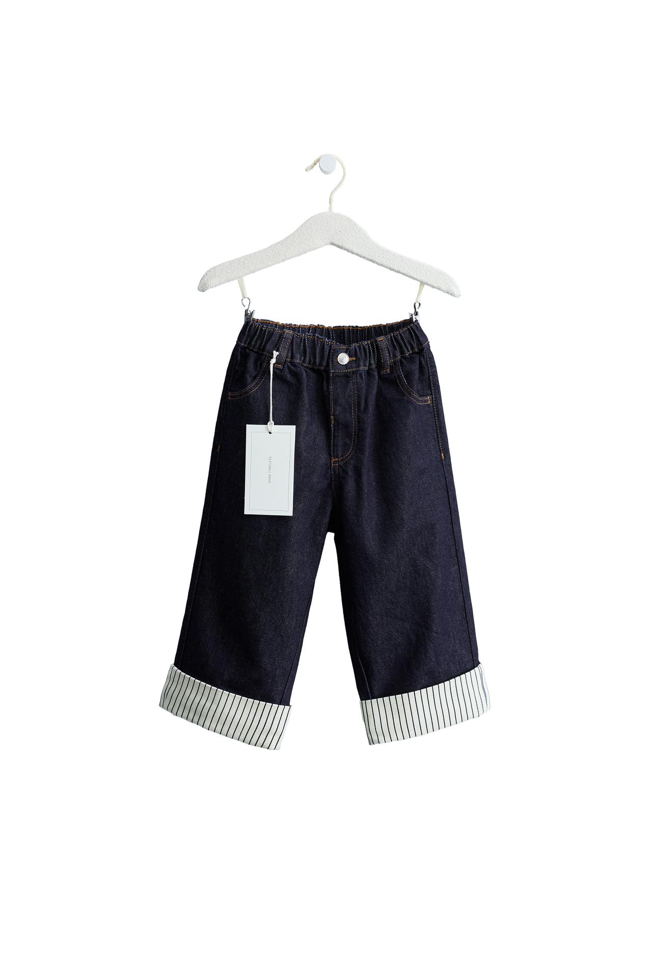 Джинсы прямого кроя с декоративной строчкой из коллекции ZARA TIMELESS