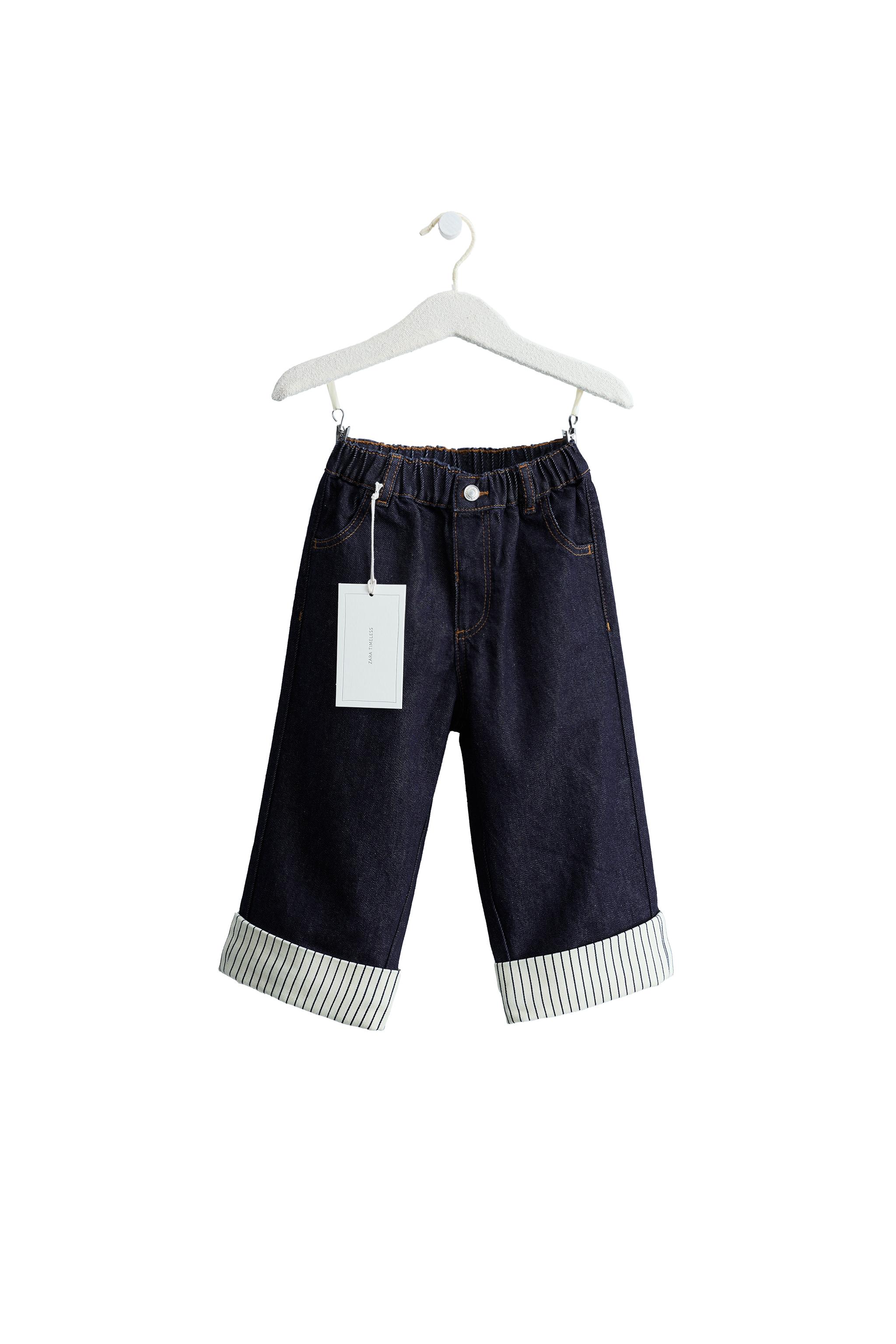 ZARA TIMELESS - STRAIGHT LEG TOPSTITCHED JEANS