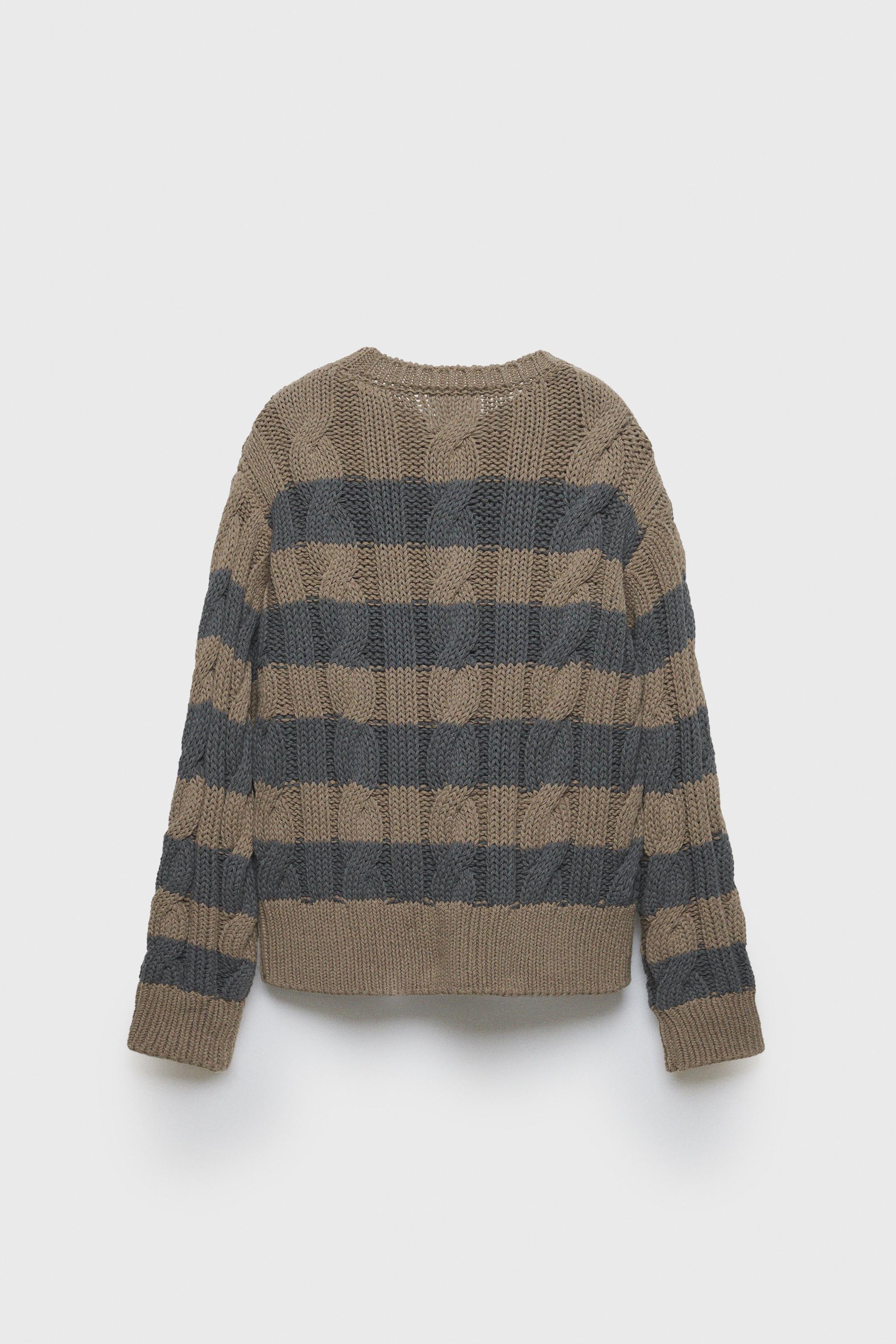 ZARA on sale CABLE KNIT SWEATER