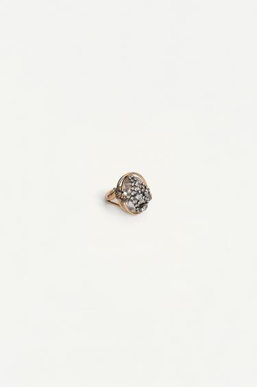 Zara LIMITED EDITION SHINY RING - Gold / Silver