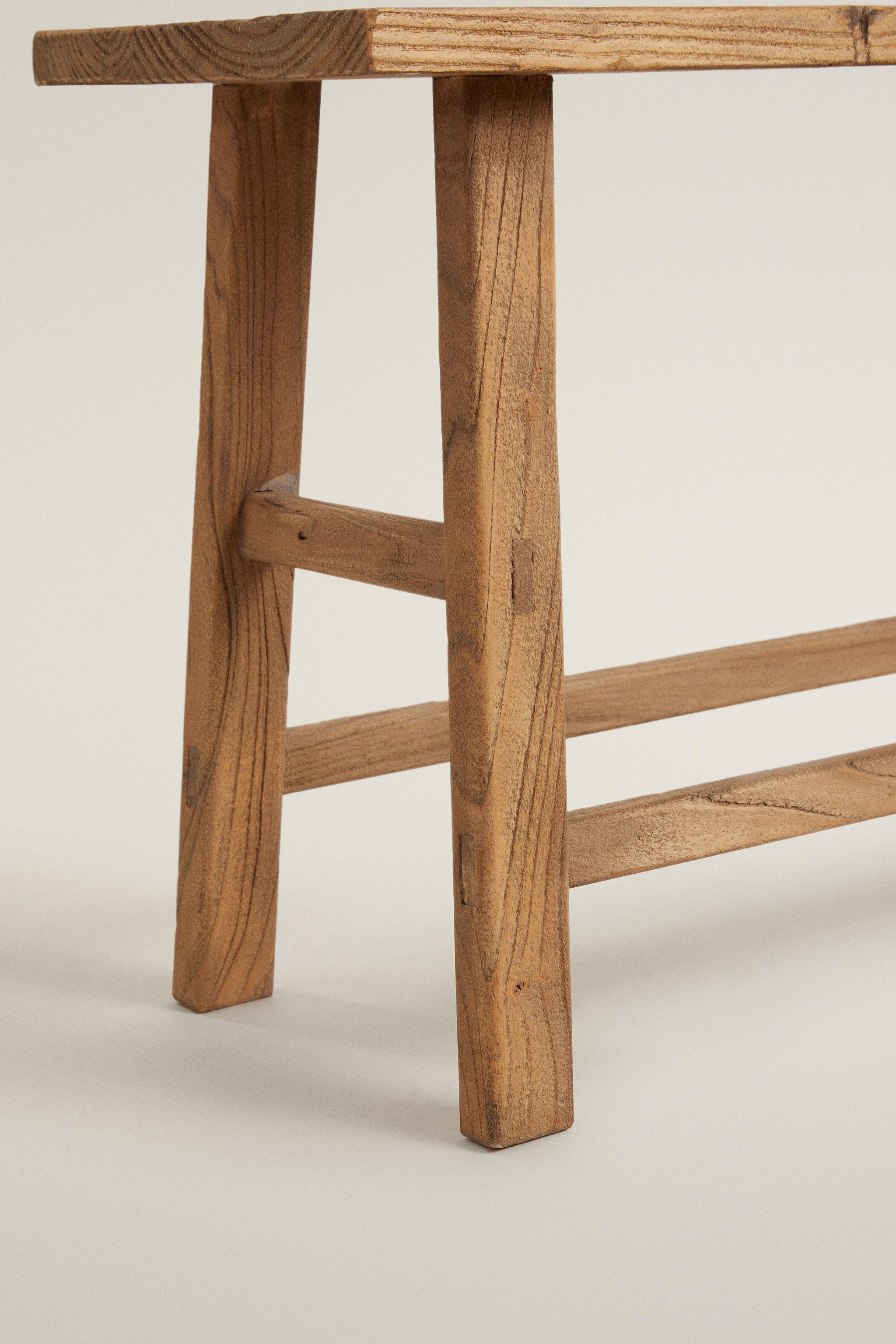 ELM WOOD BENCH
