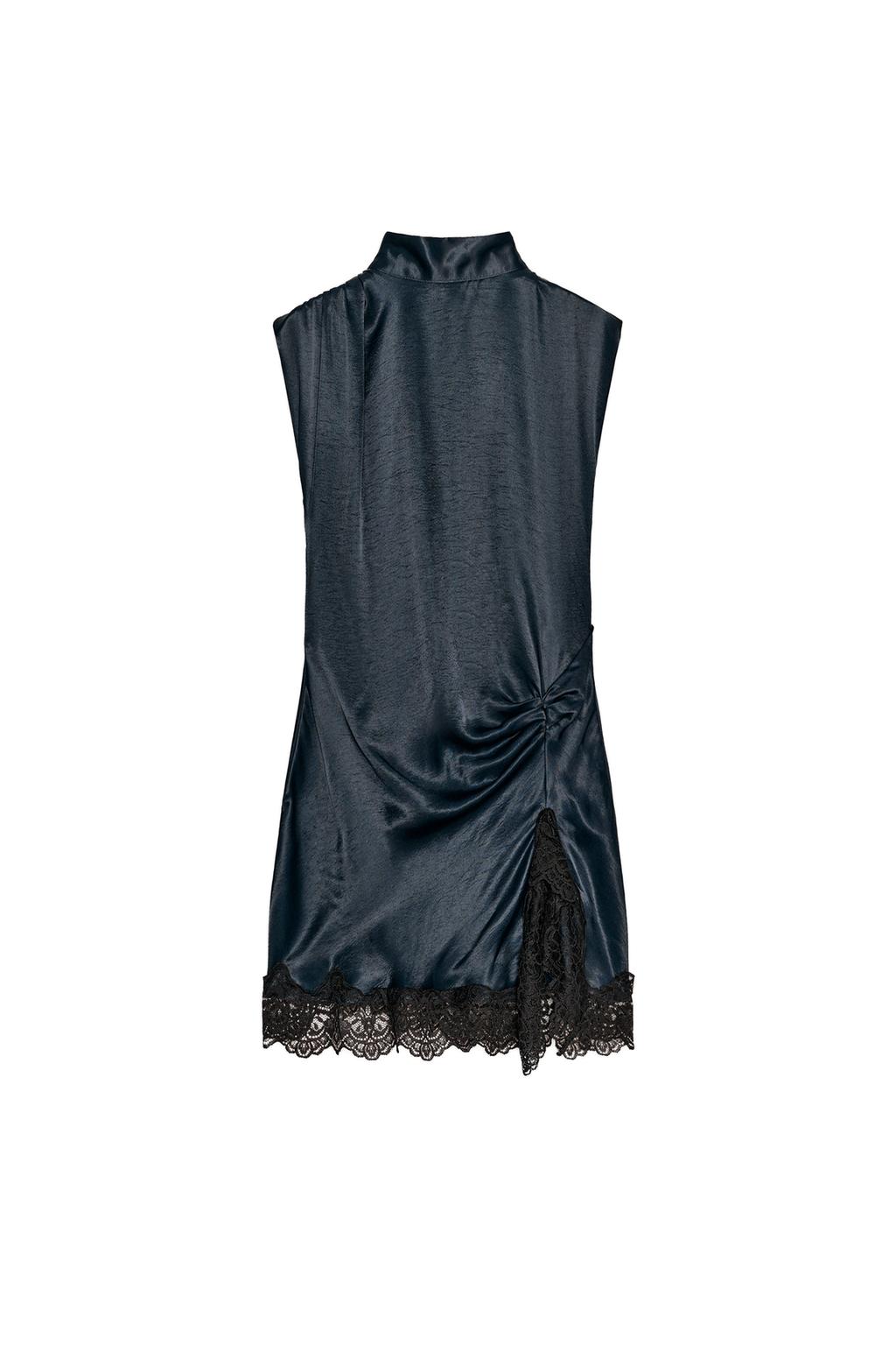 MINI COMBINATION LACE DRESS - image 3